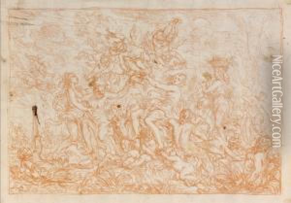 Le Triomphe De Cybele Oil Painting - Cornelis I Schut