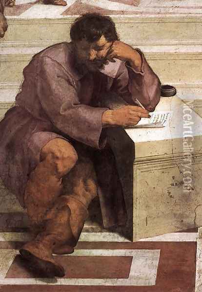 The School of Athens [detail: 2] Oil Painting - Raphael