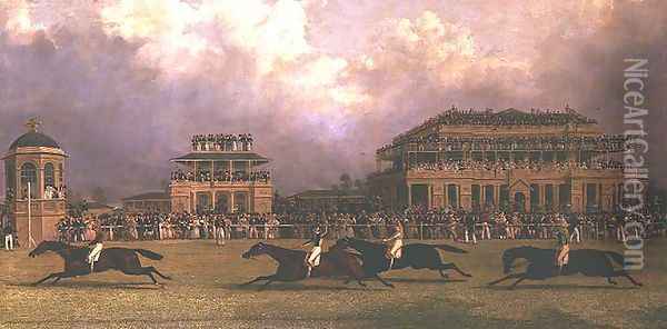 The Doncaster Gold Cup of 1838 Oil Painting - John Frederick Herring Snr