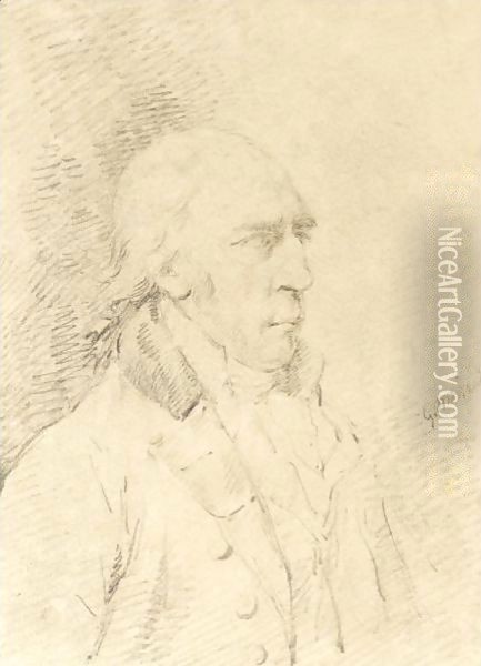 Portrait Of John Graham Oil Painting - George Morland