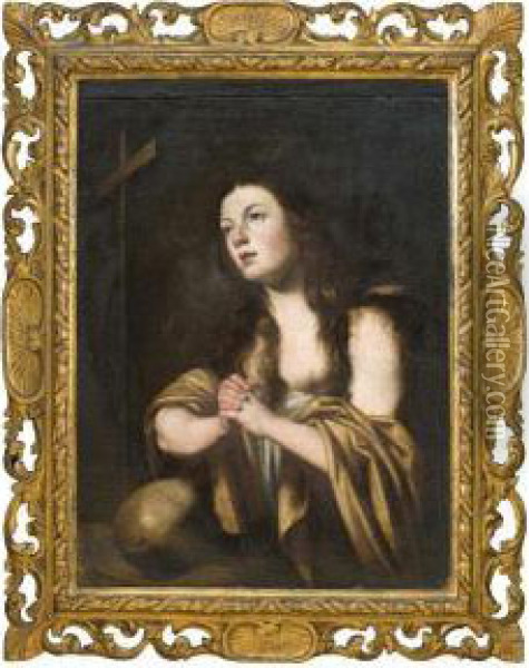Maria Maddalena In Preghiera Oil Painting - Domenico Fetti