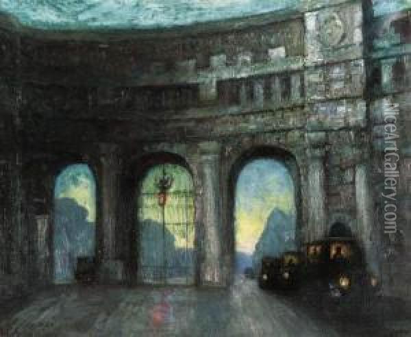 Admiralty Arch Oil Painting - Mary Georgina Barton