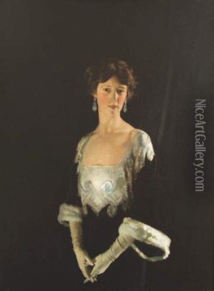 Portrait Of Rose, Fourth Marchioness Of Headfort Oil Painting - Sir William Orpen