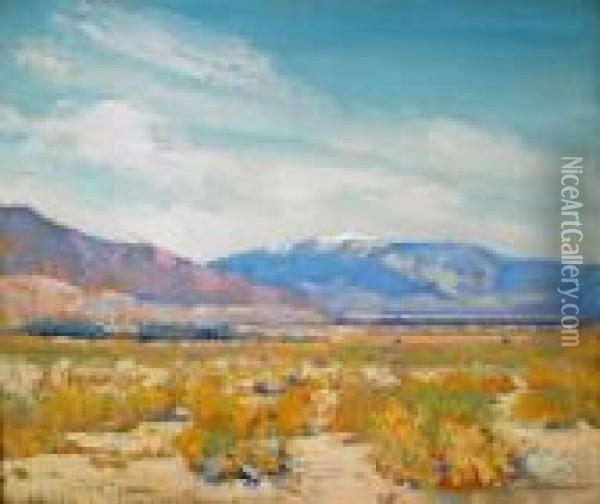Snow-capped Mountain Oil Painting - Alson Skinner Clark