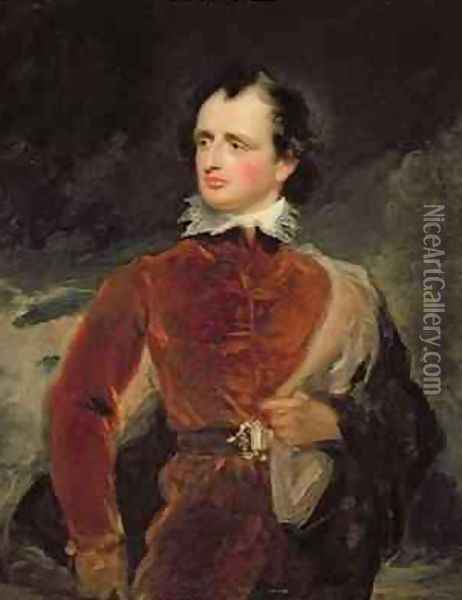 Portrait of Benjamin Robert Haydon 1786-1846 Oil Painting - George Henry Harlow