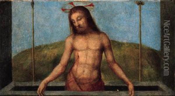 The Risen Christ Oil Painting - Francesco Granacci
