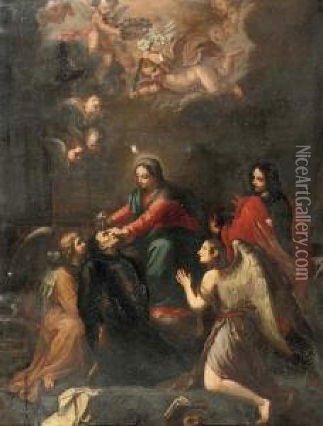 The Death Of A Saint Oil Painting - Stefano Maria Legnani