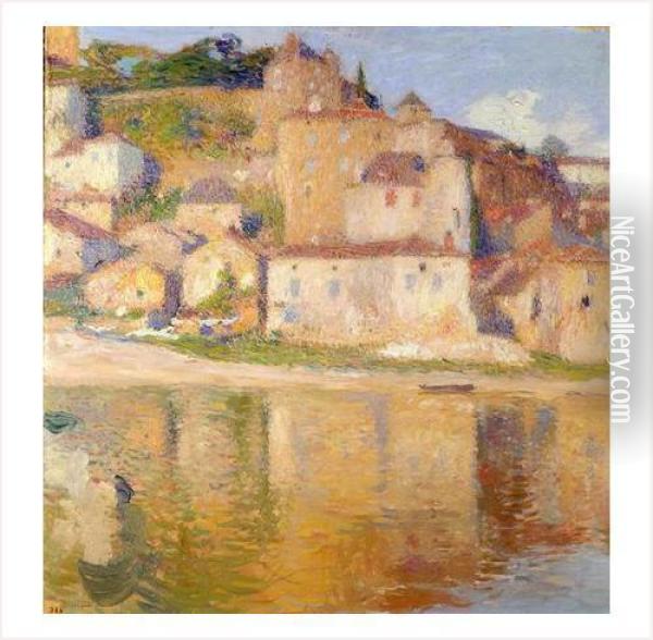 Puy L'eveque Oil Painting - Henri Martin