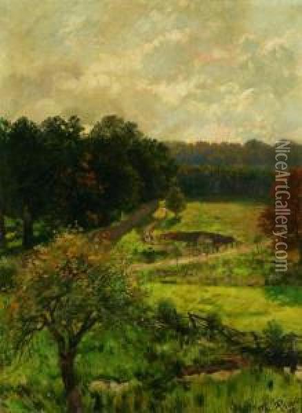 View Of The Countryside Oil Painting - Theodor Rocholl