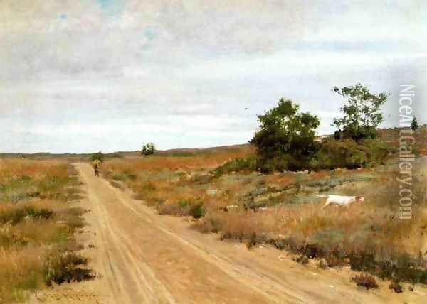 Hunting Game In Shinnecock Hills Oil Painting - William Merritt Chase