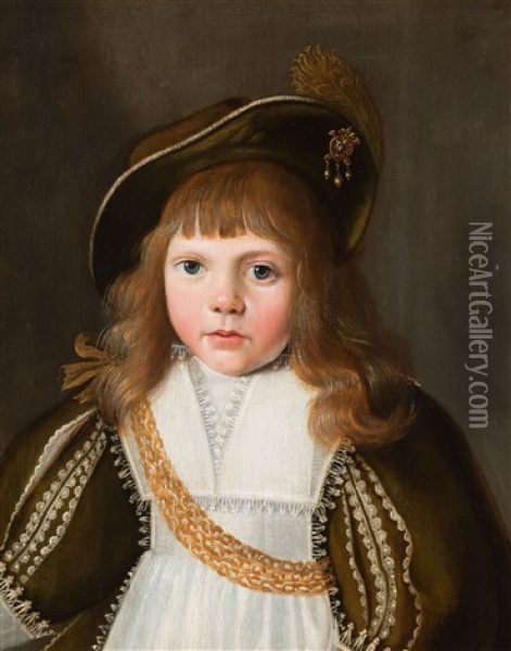Portrait Eines Jungen Oil Painting - Jacob Gerritsz Cuyp