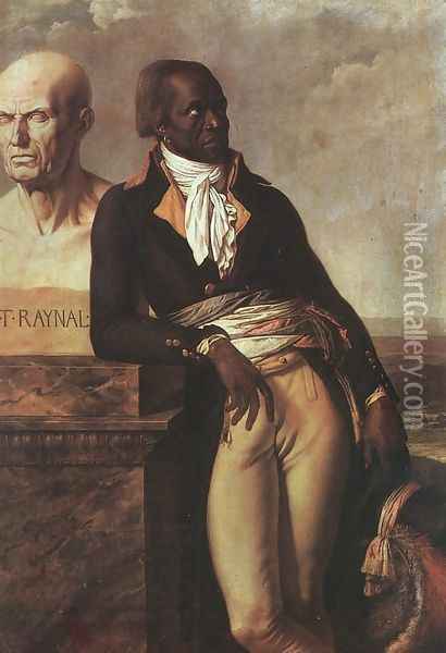 Portrait of Jean-Baptiste Belley Oil Painting - Anne-Louis Girodet de Roucy-Triosson