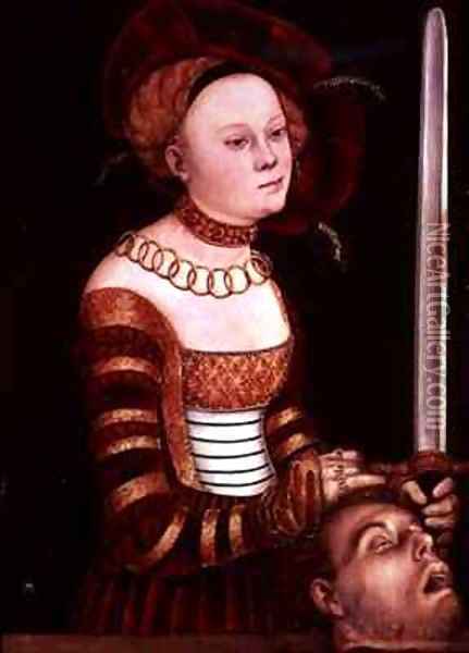 Judith Oil Painting - Lucas The Elder Cranach