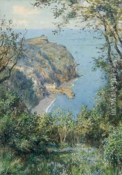 Clovelly Oil Painting - Claude Marks