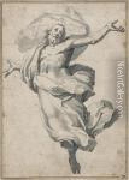 Der Himmelfahrende Christus Oil Painting - Giovanni Battista (Il Malosso) Trotti