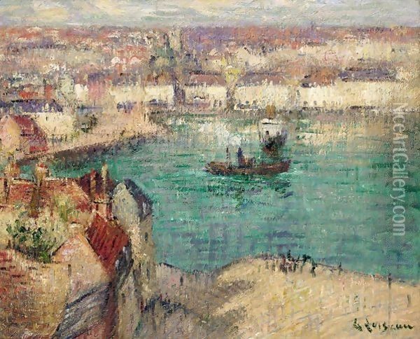 Le Port De Dieppe 2 Oil Painting - Gustave Loiseau