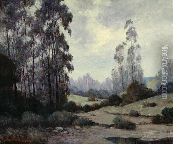 Early Morning Near Pasadena, Calif Oil Painting - W. Frederick Jarvis