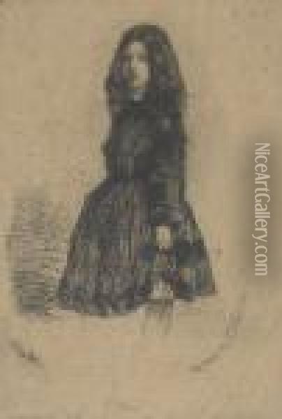 Aime, From Twelve Etchings From Nature Oil Painting - James Abbott McNeill Whistler