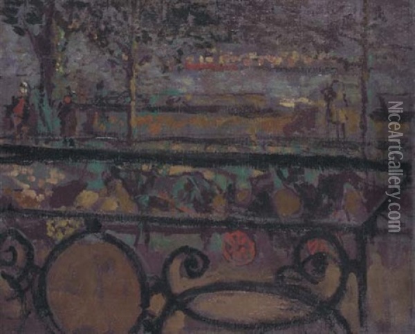 La Seine Du Balcon Oil Painting - Walter Sickert
