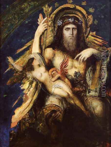 Jupiter and Semele Oil Painting - Gustave Moreau