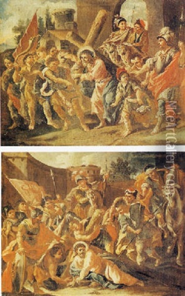 Christo Portacroce Oil Painting - Francesco Celebrano