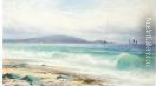 In Mounts Bay Oil Painting - David James