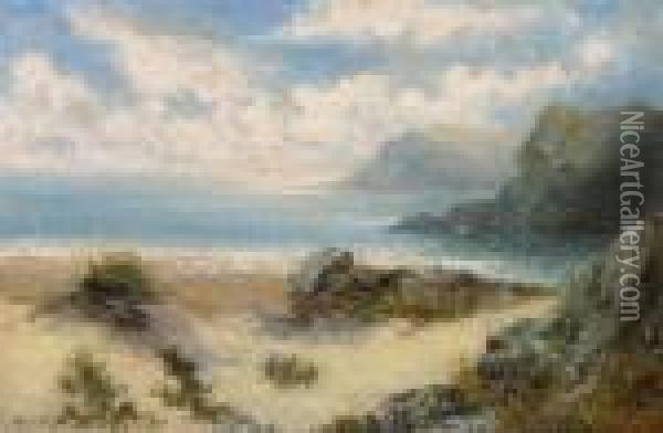 Hier: Englischekustenlandschaft Oil Painting - William Langley