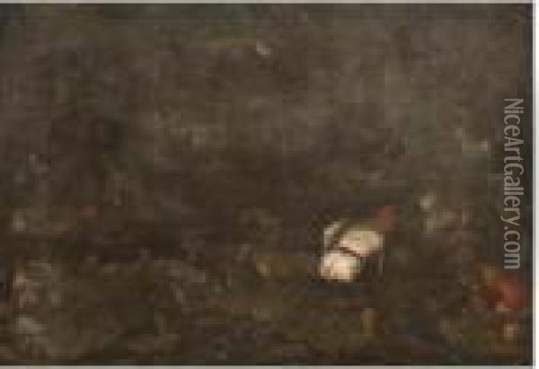 Scena Biblica Oil Painting - Jacopo Bassano (Jacopo da Ponte)