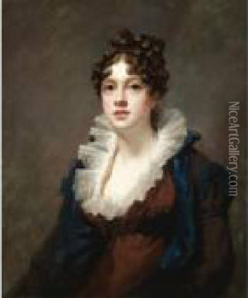 Portrait Of The Hon. Mrs Grant Of Kilgraston (1795-1822) Oil Painting - Sir Henry Raeburn