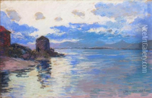 Le Golf De Saint Tropez Oil Painting - Henri Pierre Paillard