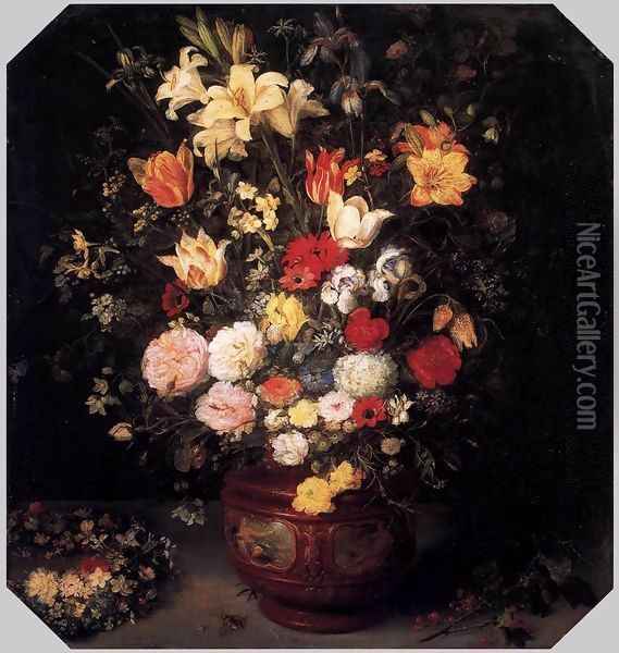 Bouquet of Flowers 2 Oil Painting - Jan The Elder Brueghel