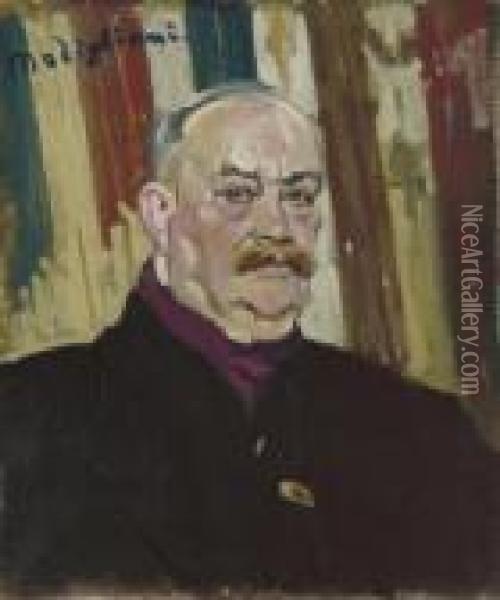 Portrait De Joseph Levi Oil Painting - Amedeo Modigliani