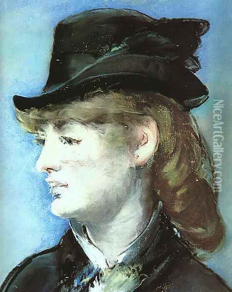 The Model for the Folies Bergere Bar 1881 Oil Painting - Edouard Manet