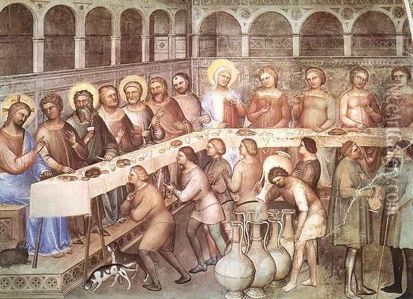 Marriage at Cana Oil Painting - Giusto di Giovanni de' Menabuoi
