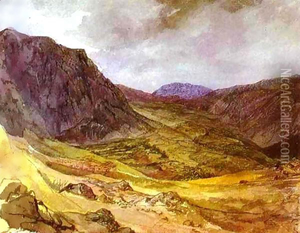 Delphi Valley 1835 Oil Painting - Julia Vajda