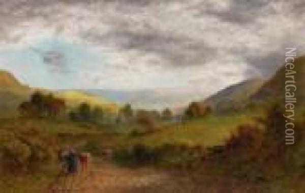 English Landscape Oil Painting - Roberto Angelo Kittermaster Marshall