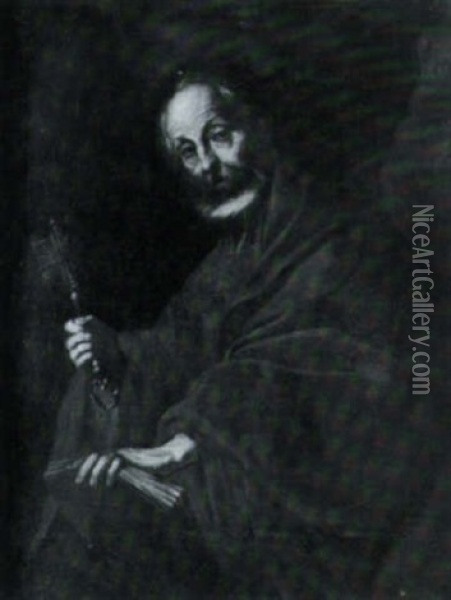 Saint Pierre Oil Painting - Jusepe de Ribera