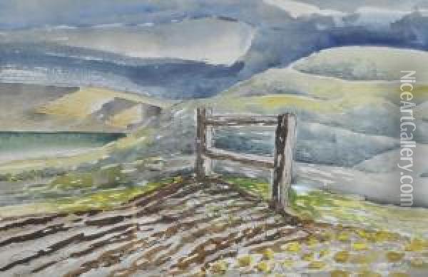 Farm Landscape Oil Painting - John Milton