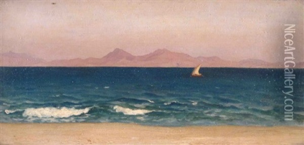 Coast Of Asia Minor Oil Painting - Lord Frederic Leighton