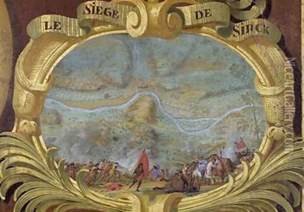 The Siege of Sierck at the Battle of Rocroi Oil Painting - Sauveur Le Conte