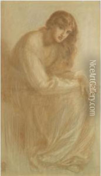 Portrait Of Miss Alexa Wilding Oil Painting - Dante Gabriel Rossetti