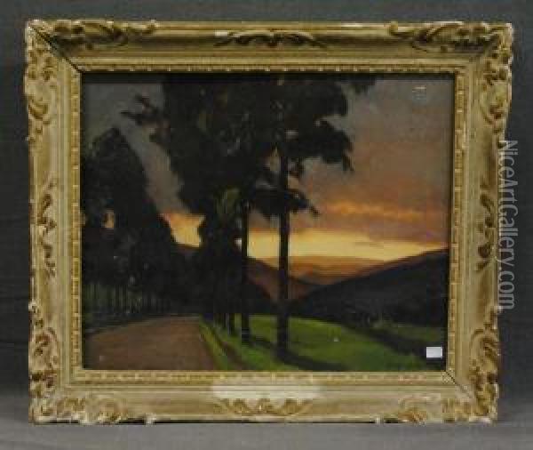 Vue De Stavelot, Trois-ponts Oil Painting - Alfred Martin