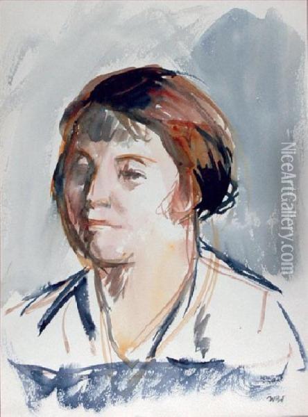 Portret Kobiety Oil Painting - Wojciech Weiss
