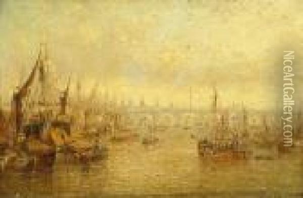 The Pool Of London Oil Painting - Francis Maltino