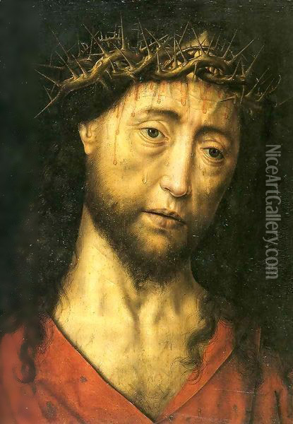 Christ Crowned with Thorns Oil Painting - Aelbrecht Bouts