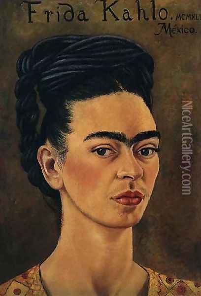 Self Portrait 1941 Oil Painting - Frida Kahlo