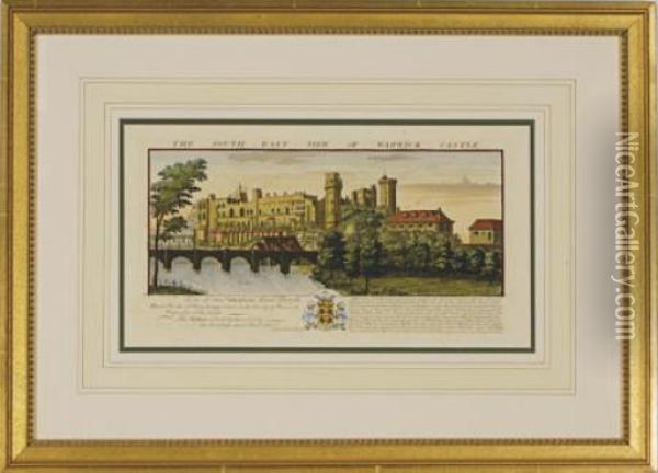 Buck's Antiquities Or Venerable Remains Of Above 400 Castles In England And Wales: Eight Plates Oil Painting - Nathaniel Buck