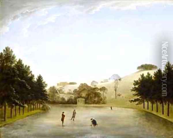 Upton House from the South Oil Painting - Anthony Devis