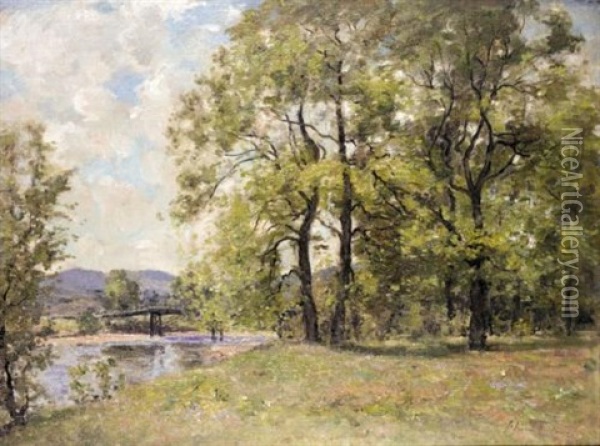A Summer's Day Oil Painting - Joseph Morris Henderson