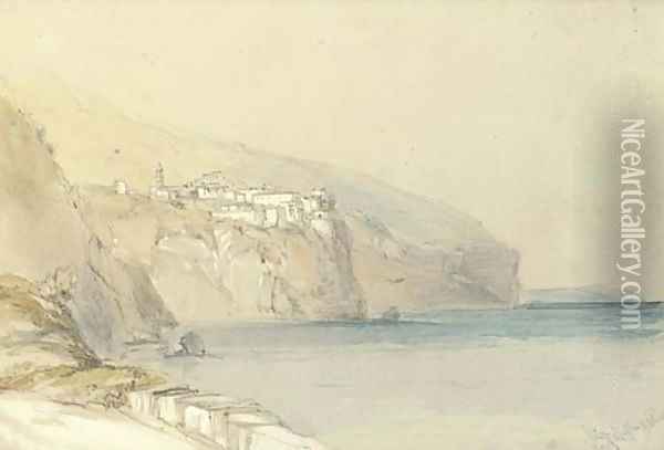 Vico, Bay of Naples, Italy Oil Painting - William Callow
